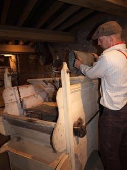 winnowing machine being demonstrated1